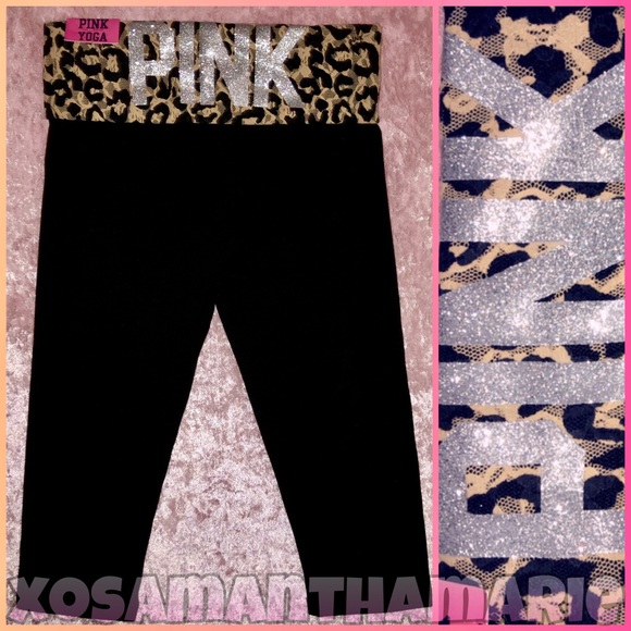 PINK Victoria's Secret Pants - VS PINK Bling Crop Legging